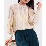 エレガントな総レースデザインブラウス レースシャツ 春 | maison de LATIR | 詳細画像9 