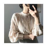 エレガントな総レースデザインブラウス レースシャツ 春 | maison de LATIR | 詳細画像10 