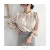 エレガントな総レースデザインブラウス レースシャツ 春 | maison de LATIR | 詳細画像17 