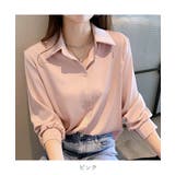 幅広い着こなしが楽しめるシンプルボタンデザインシャツ 秋 無地 | maison de LATIR | 詳細画像17