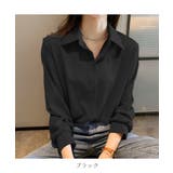 幅広い着こなしが楽しめるシンプルボタンデザインシャツ 秋 無地 | maison de LATIR | 詳細画像19