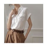 コーデが上品に仕上がるフレンチスリーブシフォンシャツ 夏 夏 | maison de LATIR | 詳細画像5