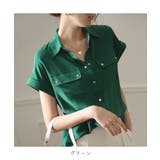 コーデが上品に仕上がるフレンチスリーブシフォンシャツ 夏 夏 | maison de LATIR | 詳細画像14