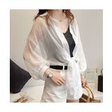 透け感がオシャレな前結びシアーブラウス ブラウス シャツ | maison de LATIR | 詳細画像6 