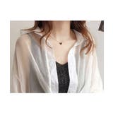 透け感がオシャレな前結びシアーブラウス ブラウス シャツ | maison de LATIR | 詳細画像8 