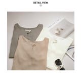 きれいめコーデと相性抜群のとろみスリットネックブラウス 上品 フレアスリーブ | maison de LATIR | 詳細画像8 