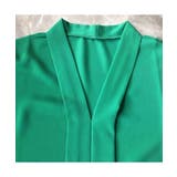 エレガントなコーデに仕上がるノースリーブシフォンブラウス Vネック 秋 | maison de LATIR | 詳細画像20