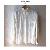 大人の可愛らしさを演出するシアーシャーリング長袖ブラウス プルオーバー 上品 | maison de LATIR | 詳細画像4