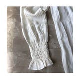 大人の可愛らしさを演出するシアーシャーリング長袖ブラウス プルオーバー 上品 | maison de LATIR | 詳細画像7