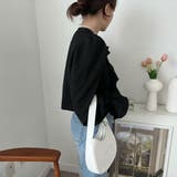 秋を華やかに彩る長袖フリルVネックブラウス トップス フレア | maison de LATIR | 詳細画像3