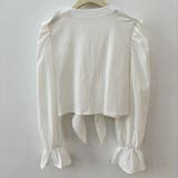 秋を華やかに彩る長袖フリルVネックブラウス トップス フレア | maison de LATIR | 詳細画像17