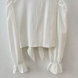 秋を華やかに彩る長袖フリルVネックブラウス トップス フレア | maison de LATIR | 詳細画像18