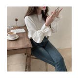 気分が思わずあがる！華やかなキャンディースリーブブラウス プルオーバー 大人 | maison de LATIR | 詳細画像5 