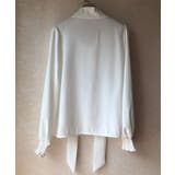 バルーン袖が女性らしいボウタイリボンブラウス 長袖 リボン | maison de LATIR | 詳細画像11