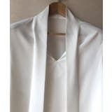 バルーン袖が女性らしいボウタイリボンブラウス 長袖 リボン | maison de LATIR | 詳細画像12