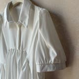 レトロな大人可愛いパフスリーブペプラシャツ トップス ブラウス | maison de LATIR | 詳細画像14 