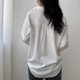 オーバーサイズ白シャツ 白シャツ シャツ | maison de LATIR | 詳細画像9
