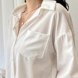 オーバーサイズ白シャツ 白シャツ シャツ | maison de LATIR | 詳細画像11