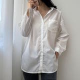 ホワイト | オーバーサイズ白シャツ 白シャツ シャツ | maison de LATIR