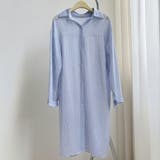 UVや冷房対策にも活躍シアーロング丈ブラウス ストライプ UV対策 | maison de LATIR | 詳細画像5 