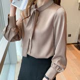 幅広いシーンで活躍するボウタイシャツ オフィス フォーマル | maison de LATIR | 詳細画像3 