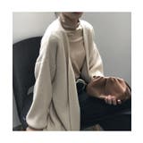 ゆったり羽織れるロングニットカーディガン 韓国 アウター | maison de LATIR | 詳細画像4