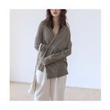 ロングシーズン頼れる羽織りならミドル丈Vネックカーディガン 長袖 夏 | maison de LATIR | 詳細画像11