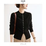 上品さを感じさせるふんわりコンパクトニットカーディガン ショートカーディガン 羽… | maison de LATIR | 詳細画像28 