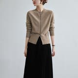 ブラウン | 上品さを感じさせるふんわりコンパクトニットカーディガン ショートカーディガン 羽… | maison de LATIR