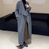 グレー | 夏 夏のスタイリングを格上げしてくれるロングニットカーディガン 羽織 | maison de LATIR