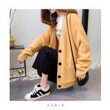 ゆったり感が可愛いルーズシルエットニットカーディガン ルーズ 冬 | maison de LATIR | 詳細画像17 