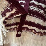 大人可愛いコーデを楽しめるアーガイルフリンジカーディガン ミニ丈 クロップド丈 | maison de LATIR | 詳細画像12