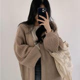 ゆったり心地よいロングニットカーディガン カーディガン ロング | maison de LATIR | 詳細画像4