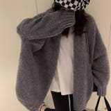 サッと羽織るだけで今どきスタイルが完成！ドルマンニットカーディガン 羽織 冬 | maison de LATIR | 詳細画像6 