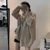 サッと羽織るだけで今どきスタイルが完成！ドルマンニットカーディガン 羽織 冬 | maison de LATIR | 詳細画像12 