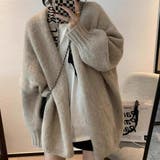 ベージュ | サッと羽織るだけで今どきスタイルが完成！ドルマンニットカーディガン 羽織 冬 | maison de LATIR