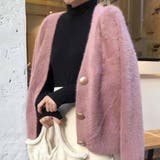 簡単にトレンドをプラスできるシャギーカーディガン ドロップショルダー | maison de LATIR | 詳細画像6 