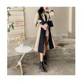 コーデに上品さをプラスするバイカラートレンチコート 配色 秋 | maison de LATIR | 詳細画像9