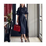 エレガントなトレンチコート風ワンピース トレンチコート ドレス | maison de LATIR | 詳細画像6