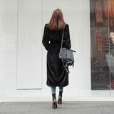 エコファー ガウン コート 暖かい ガウンコート ルーズロング レディース | maison de LATIR | 詳細画像5 