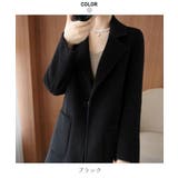 軽やかでソフトな着心地◎大人気のミドル丈チェースターコート ハーフコート | maison de LATIR | 詳細画像15 