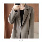 軽やかでソフトな着心地◎大人気のミドル丈チェースターコート ハーフコート | maison de LATIR | 詳細画像17 