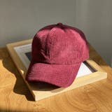 レッド | 大人カジュアルコーデにおすすめ コーデュロイキャップ ユニセックス | maison de LATIR