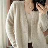 着回し力の高さが魅力!Vネックインナー&ショートガウンアンサンブル | maison de LATIR | 詳細画像3