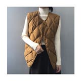 デイリー使いとして気軽に羽織れる中綿キルティングベスト ジレ カジュアル | maison de LATIR | 詳細画像4 