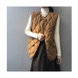 デイリー使いとして気軽に羽織れる中綿キルティングベスト ジレ カジュアル | maison de LATIR | 詳細画像5 