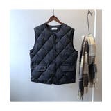 デイリー使いとして気軽に羽織れる中綿キルティングベスト ジレ カジュアル | maison de LATIR | 詳細画像8 