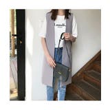 今季注目！即戦力ロングジレ ロング丈 ベスト | maison de LATIR | 詳細画像2 