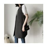 今季注目！即戦力ロングジレ ロング丈 ベスト | maison de LATIR | 詳細画像3 