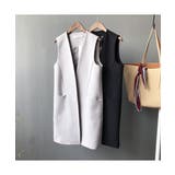 今季注目！即戦力ロングジレ ロング丈 ベスト | maison de LATIR | 詳細画像7 